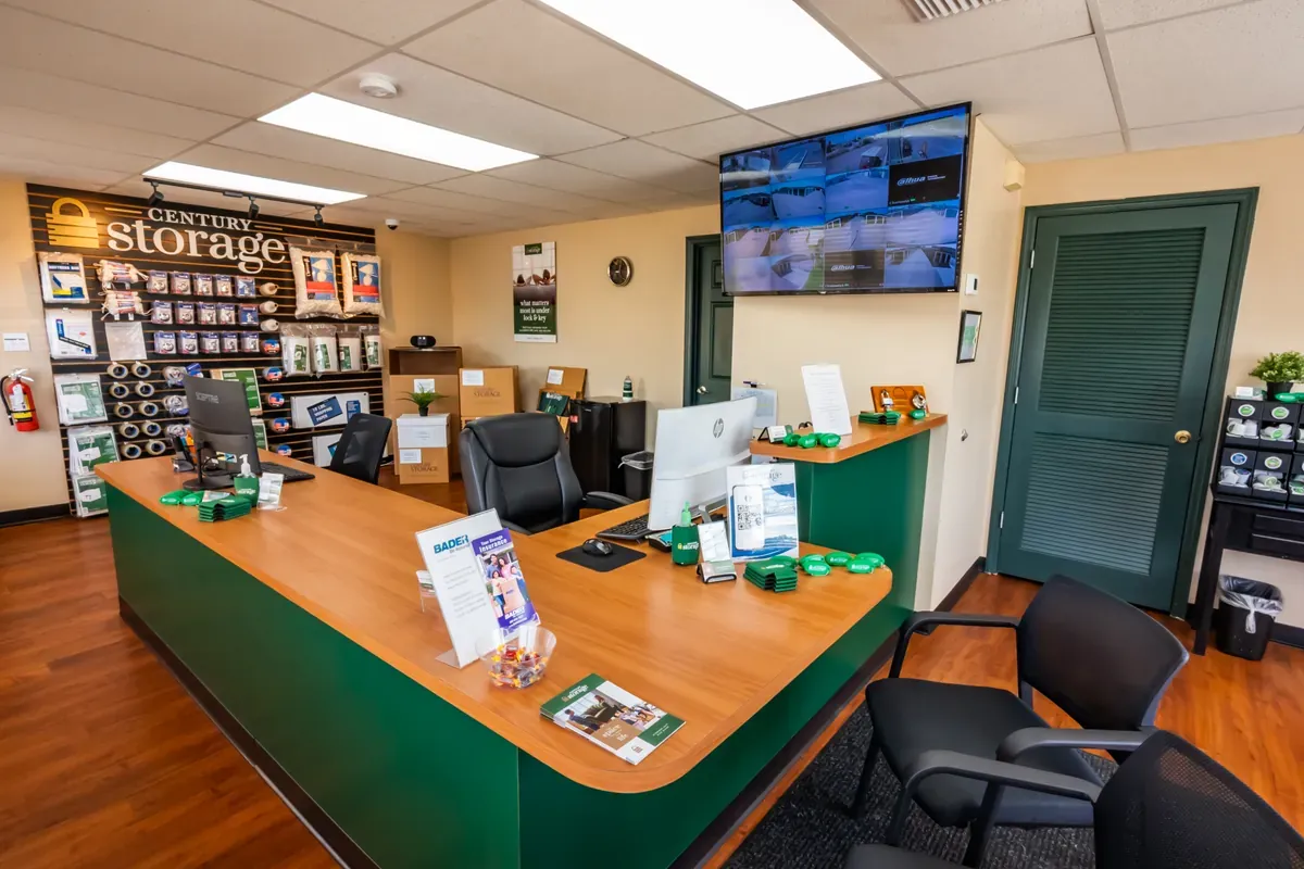 Front Desk and Merchandise
